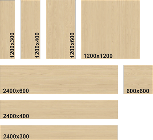 sizes